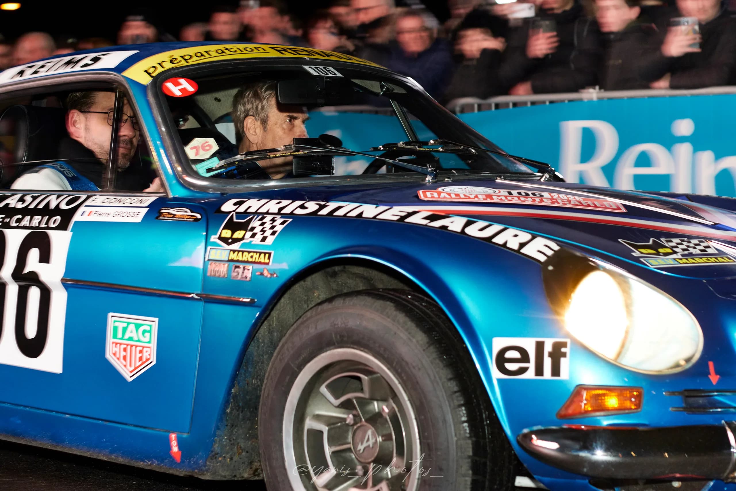 Départ du Rallye Monte-Carlo 2025 a Reims :